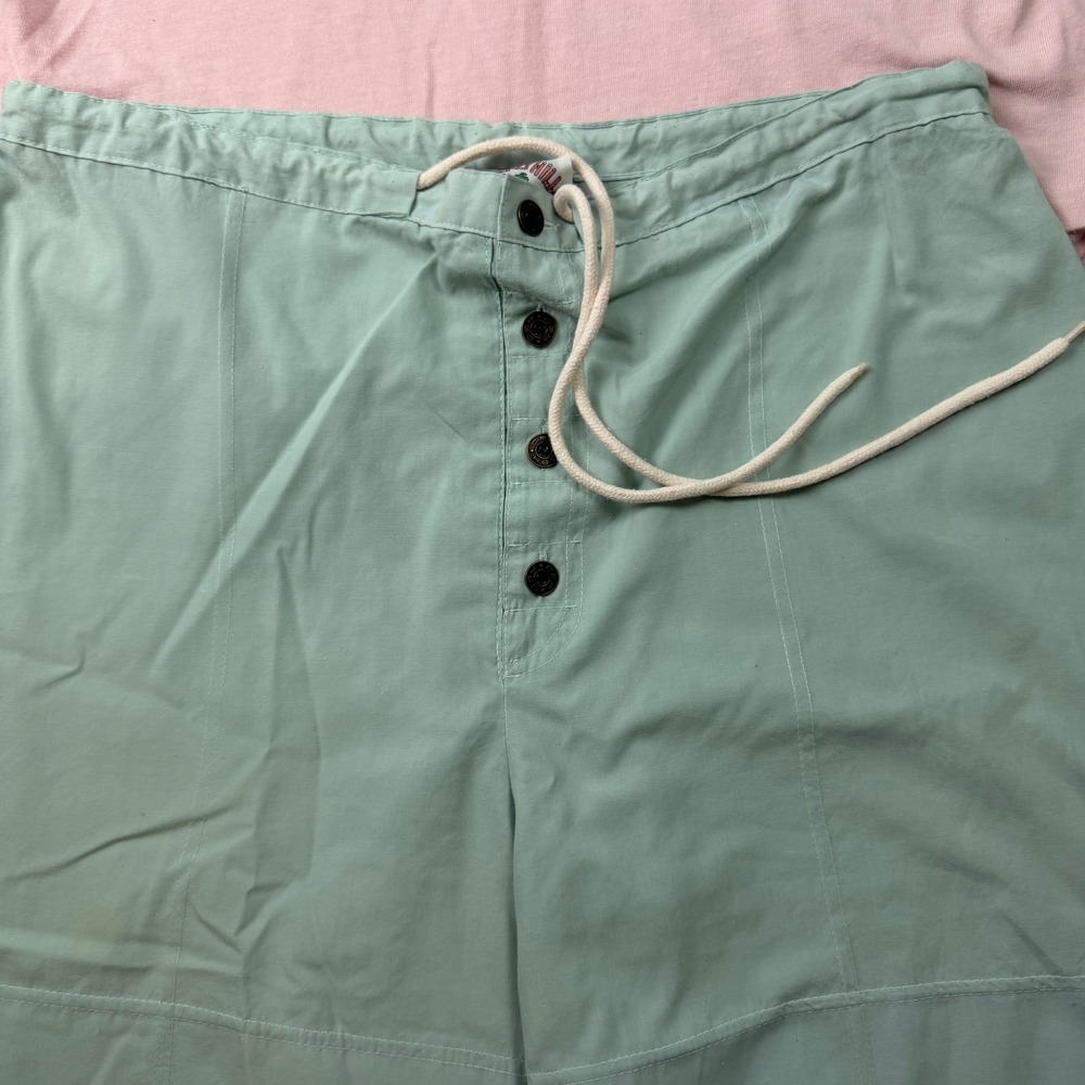 Vintage Camp Beverly Hills Pink Mint 2pc Set Polo Shirt Board Shorts Medium - Picture 6 of 16